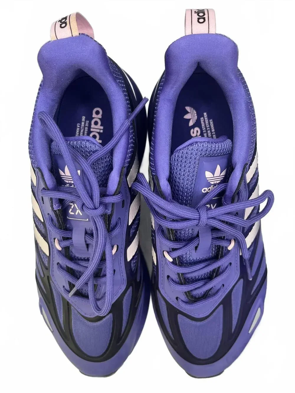 adidas 7.5 Running Shoes ZX 2K Boost 2.0 W Purple Women's US Size 7.5 Excellent